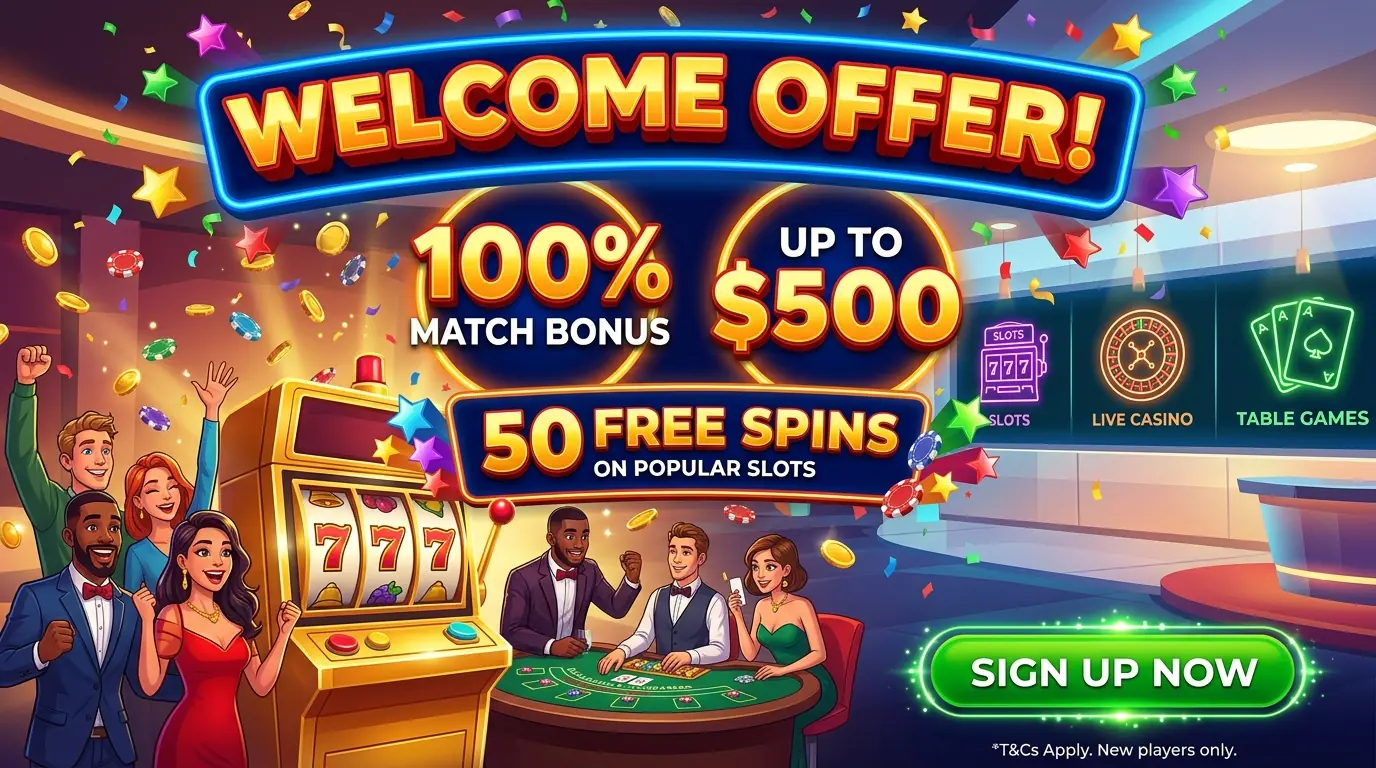 Jackpot Party welcome offer